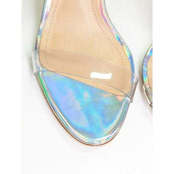 Schutz Women's Ariella Clear Strap High-Heel Slide Sandals Size 6.5 (MSRP $128) - Picture 5 of 12